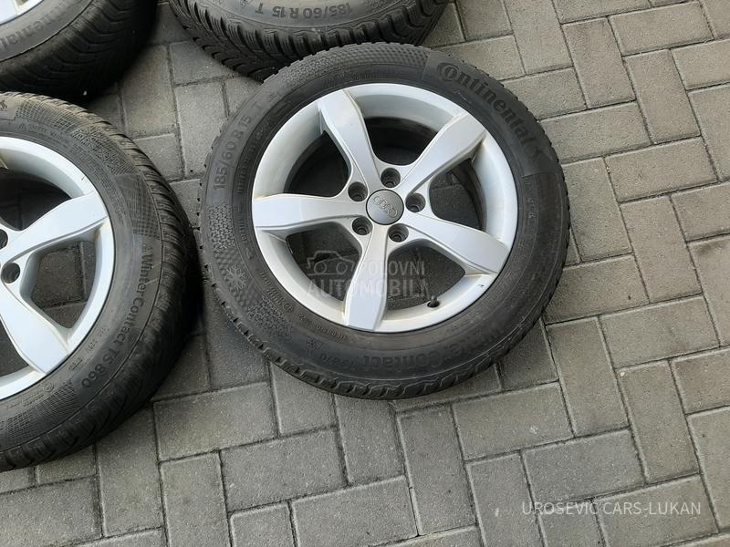 Aluminijumske felne Audi A1, Polo 5x100 15" 