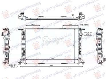 HLADNJAK MOTORA 4.2 BENZIN za Audi A4 od 2011. do 2015. god.