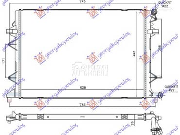 VENTILATOR BENZIN/DIZEL... za Škoda Yeti od 2009. do 2013. god.