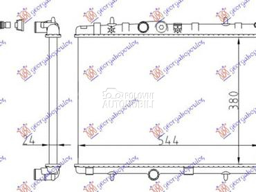 HLADNJAK MOTORA... za Citroen C-ELYSEE od 2013. do 2016. god.