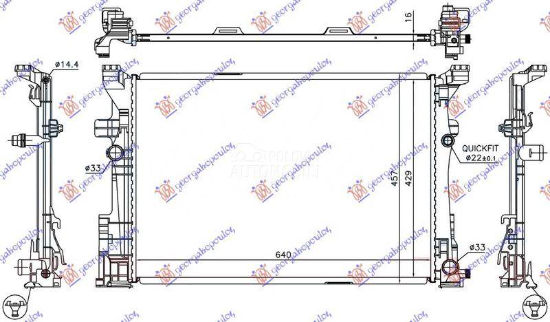 HLADNJAK MOTORA BENZIN/DIZEL (