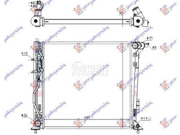 HLADNJAK MOTORA 2.0 CRDi... za Kia Sportage od 2018. do 2022. god.