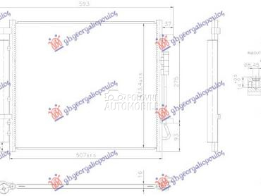 GREJAC KABINE (BR) (155x195x26 za Mercedes Benz GLA Klasa od 2014. do 2017. god.