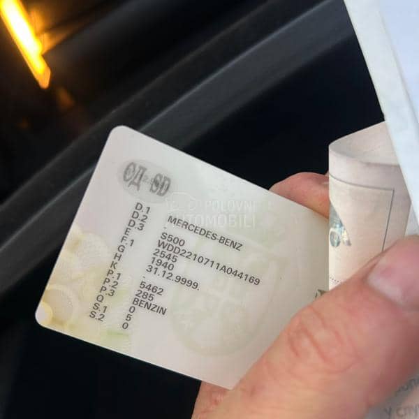 Mercedes Benz S 500 500