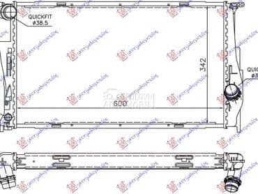 HLADNJAK MOTORA 3.0 BENZIN... za BMW Serija 3 od 2008. do 2012. god.