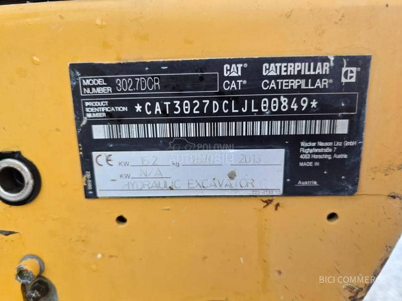 CAT 302.7DCR