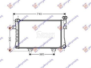 HLADNJAK MOTORA 1.7 (/-)... za Lada Niva od 1987. do 2009. god.