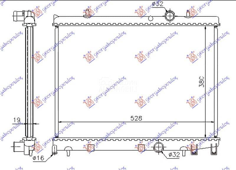HLADNJAK MOTORA 1.6 Hdi...