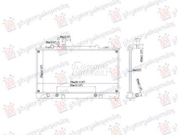 HLADNJAK MOTORA za Mazda 6 od 2002. do 2008. god.