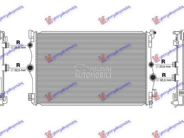 HLADNJAK MOTORA 1.3/2.0 BENZIN za Mercedes Benz GLA Klasa od 2020. do 2025. god.