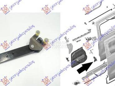 KLIZAC KLIZNIH VRATA DONJI... za Peugeot Expert za 2016. god.