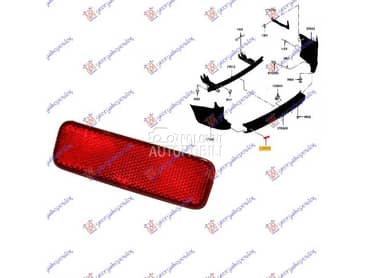 KATADIOPTER U ZADNJEM... za Ford Transit Connect od 2013. do 2018. god.