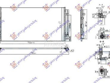 HLADNJAK KLIME BENZIN/DIZEL za Ford Focus od 2018. do 2022. god.