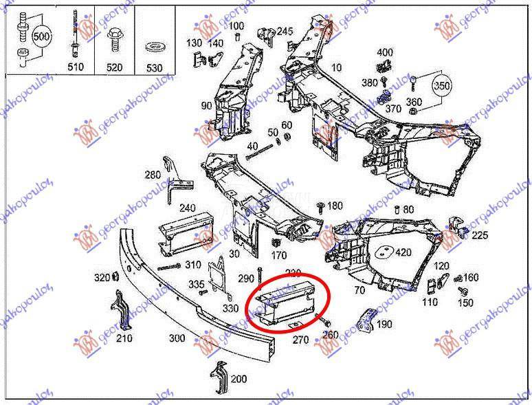 NOSAC PREDNJEG BRANIKA ALUMINI