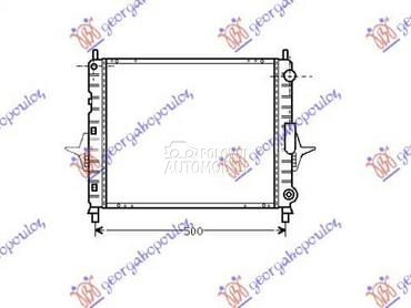 HLADNJAK MOTORA 1.2i () za Renault Twingo od 1992. do 1998. god.