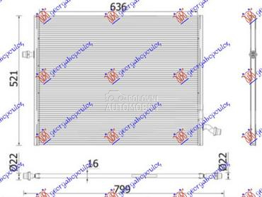 HLADNJAK MOTORA DODATNI 3.0/4. za Mercedes Benz S Klasa od 2017. do 2020. god.