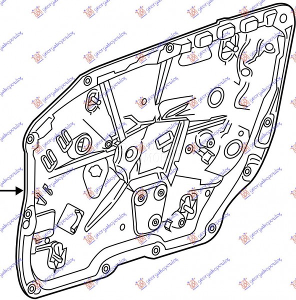 PODIZAC PREDNJEG PROZORA ELEKT