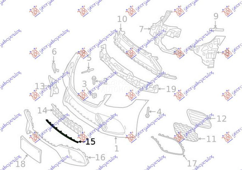 LAJSNA RESETKE PREDNJEG BRANIK