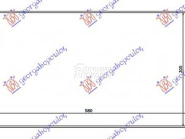 HLADNJAK MOTORA 1.3JTD... za Lancia Musa od 2003. do 2013. god.