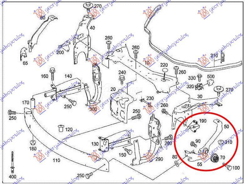 NOSAC FARA SPOLJASNJI VERTIKAL