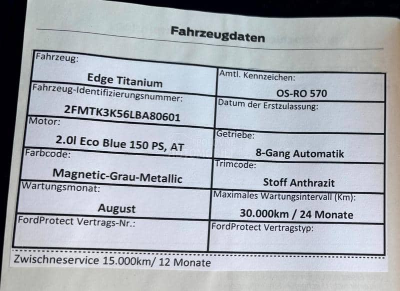 Ford Edge 2.0TDCI TITANIUM