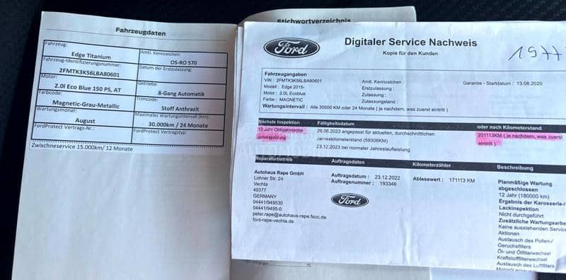 Ford Edge 2.0TDCI TITANIUM