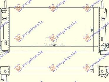 HLADNJAK MOTORA 1.4/1.6... za Ford Escort od 1986. do 1988. god.
