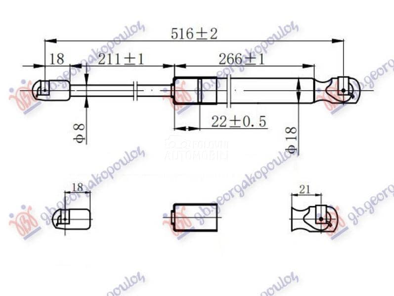 AMORTIZER GEPEK VRATA...