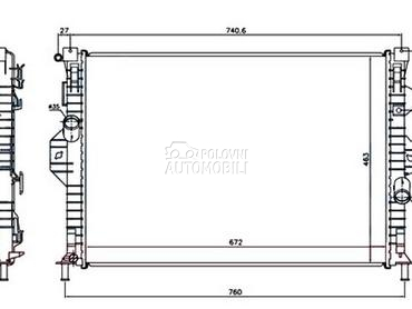 HLADNJAK MOTORA 2.5 TURBO... za Ford Kuga od 2008. do 2013. god.