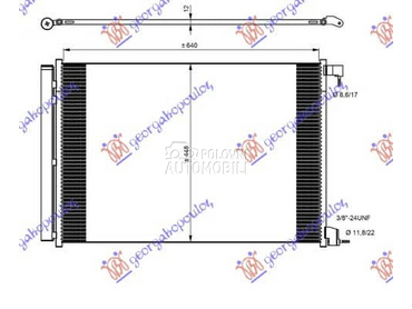 HLADNJAK KLIME... za Mercedes Benz C Klasa od 2015. do 2018. god.