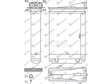 GREJAC KABINE za Peugeot 2008 od 2013. do 2016. god.