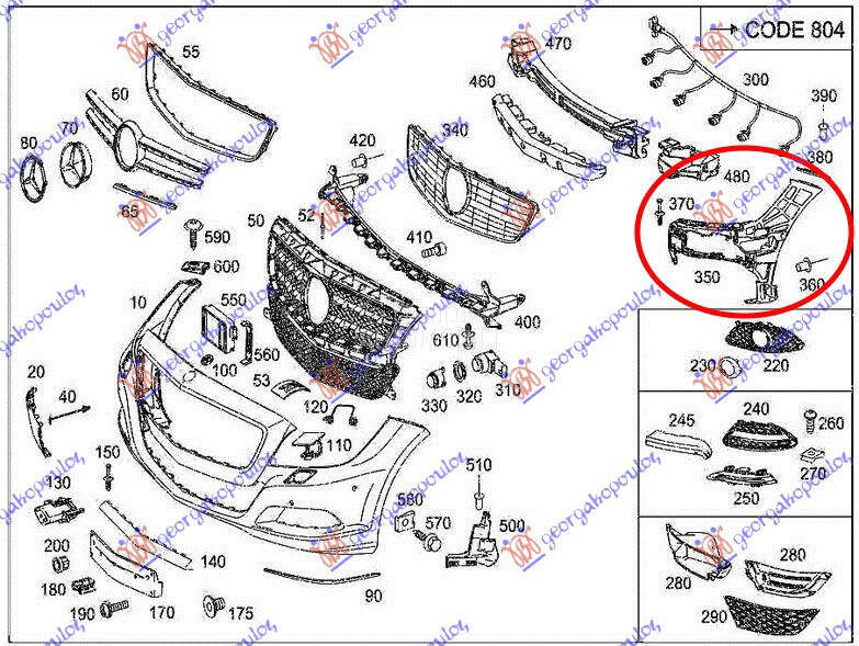 NOSAC PREDNJEG BRANIKA BOCNI P