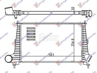 HLADNJAK INTERKULERA... za Saab 9-5 od 1998. do 2005. god.
