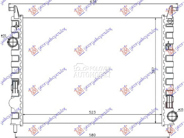 HLADNJAK MOTORA 1.3 JTD... za Fiat Palio od 1999. do 2004. god.