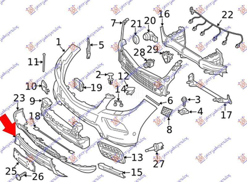 LAJSNA RESETKE PREDNJEG BRANIK