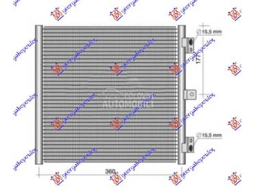 HLADNJAK KLIME za Porsche 911 od 2010. do 2016. god.