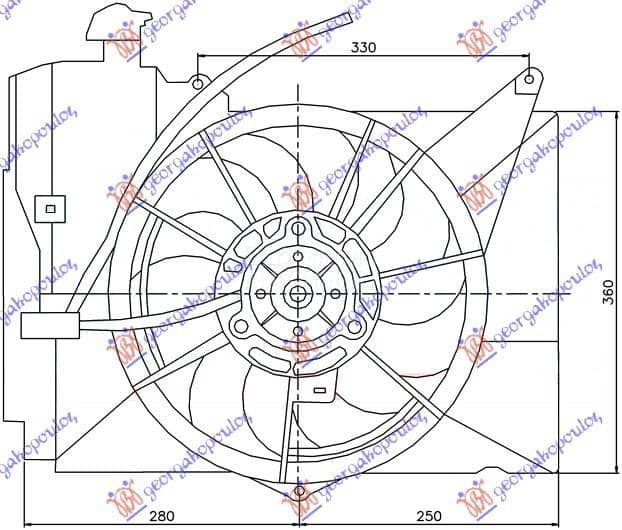 VENTILATOR KOMPLET...