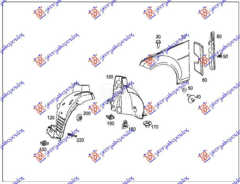 POTKRILO (PREDNJI DEO)