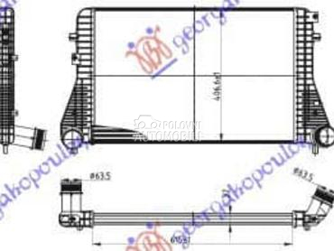 HLADNJAK INTERKULERA... za Audi TT od 2006. do 2014. god.