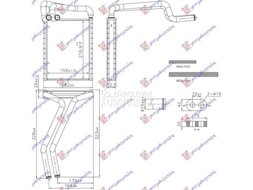 GREJAC KABINE (/-) za Hyundai Tucson od 2018. do 2020. god.