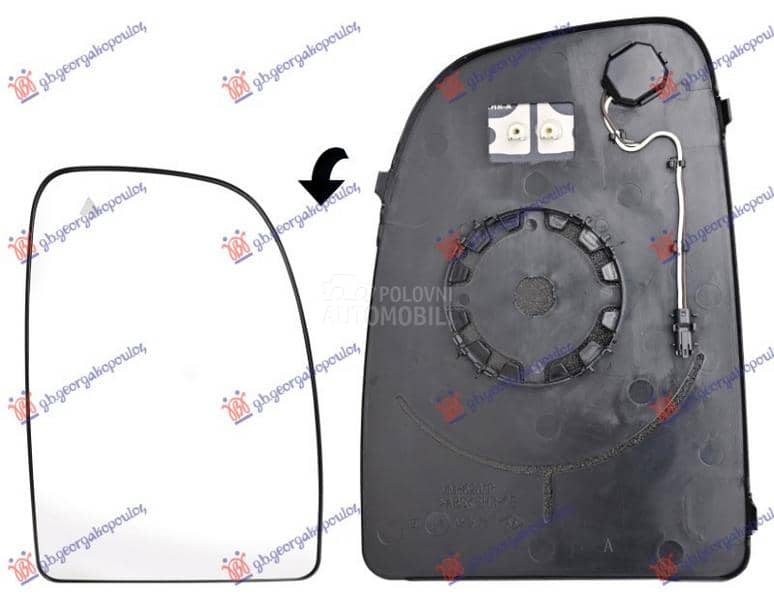 STAKLO RETROVIZORA SA...