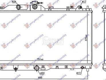 HLADNJAK MOTORA 1.5 D... za Mazda 2 od 2014. do 2020. god.