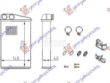 GREJAC KABINE (234x157) za Renault Megane od 2002. do 2005. god.