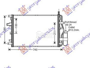 HLADNJAK KLIME BENZIN/DIZEL za Volvo XC90 od 2003. do 2014. god.