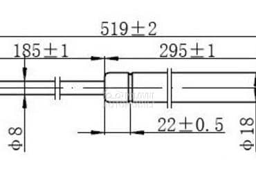 AMORTIZER GEPEK VRATA 530... za Volkswagen Golf 7 od 2016. do 2019. god.