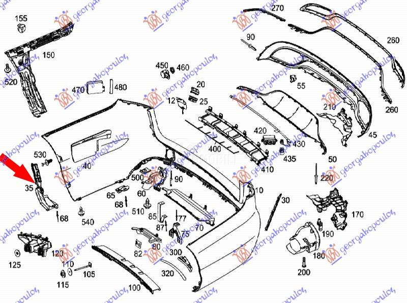 NOSAC ZADNJEG BRANIKA (AMG-LIN