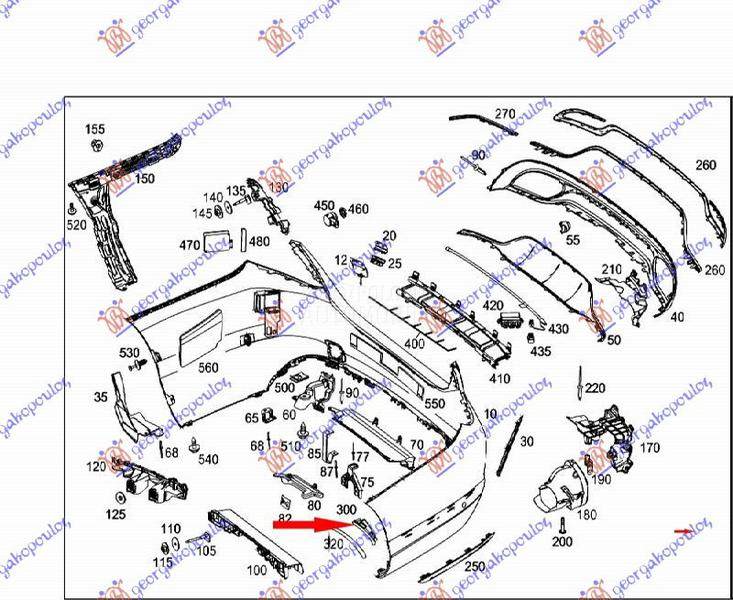 NOSAC ZADNJEG BRANIKA (AMG-LIN