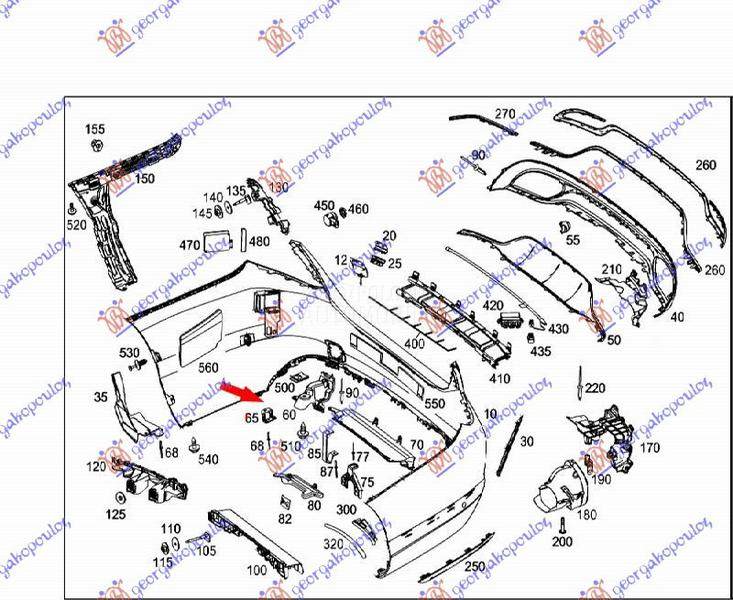 NOSAC ZADNJEG BRANIKA (AMG-LIN