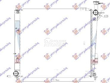HLADNJAK MOTORA za Hyundai Santa Fe od 2012. do 2016. god.