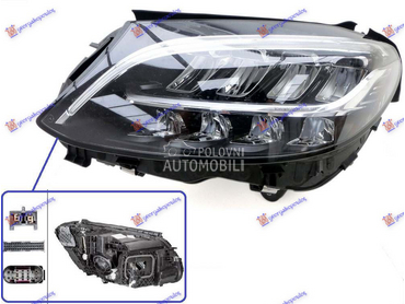 FAR MULTIBEAM LED (BEZ LOGOA) za Mercedes Benz C Klasa od 2018. do 2021. god.